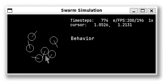 Panning inside the simulation window